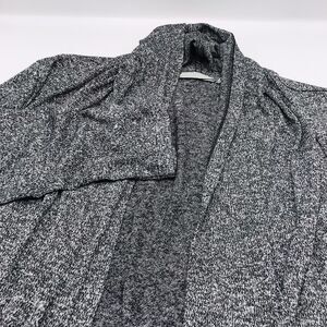 ATHLETA Cozy Soft Modal Blend Open Cardigan Boho Preppy Winter, Gray, Womens XL